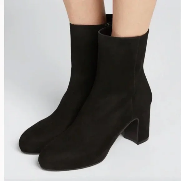 Stuart Weitzman black Gianella suede ankle boots - Picture 9 of 9